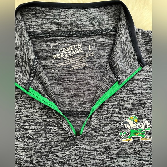 Men’s Notre Dame quarter zip LIKE NEW - Picture 2 of 3